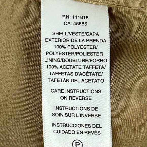 MICHAEL Michael Kors Utility/Anorak/Safari/Cargo Jacket 3/4 length Khaki size L - Picture 3 of 14